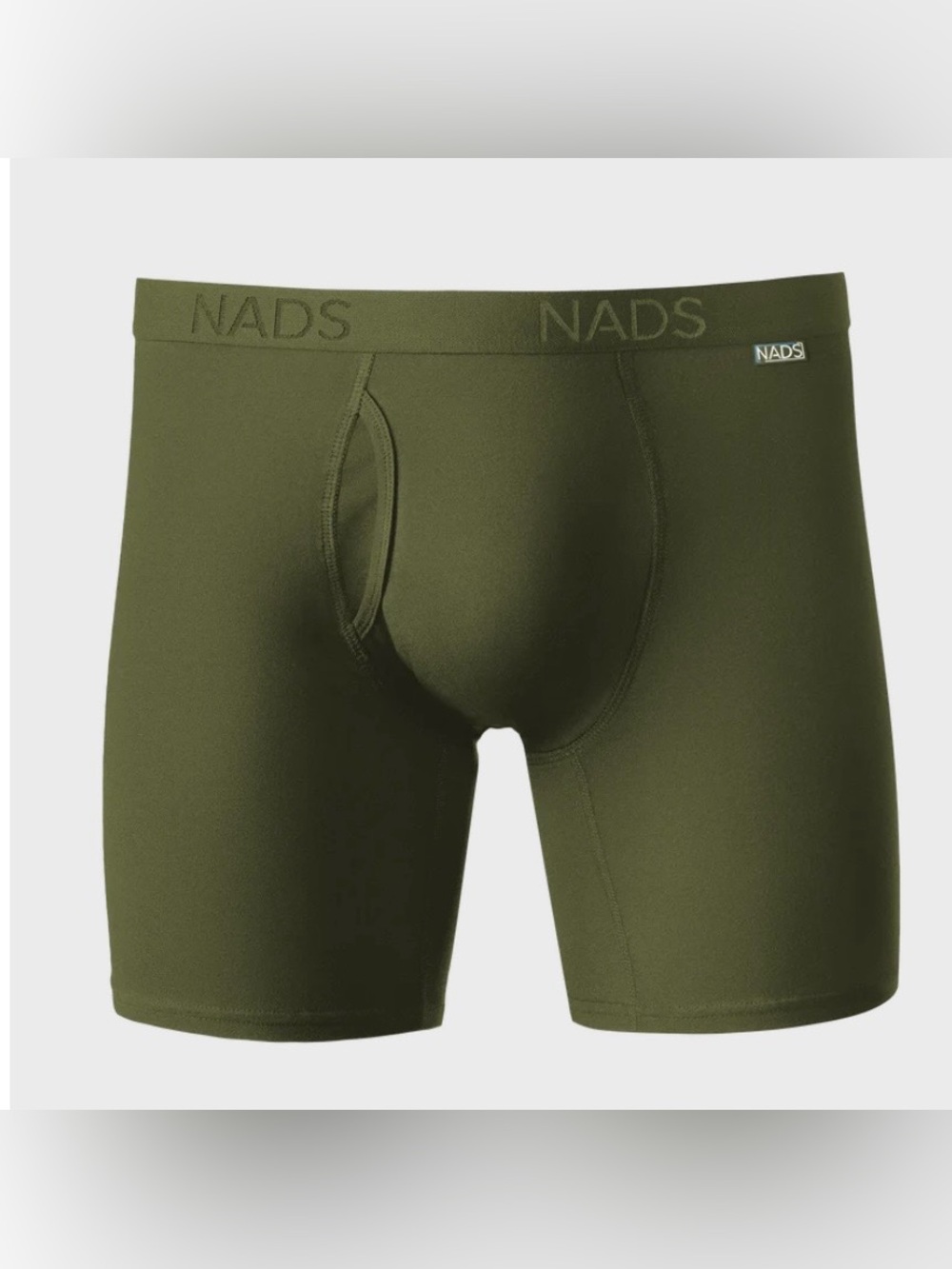 NADS Men’s Large Army Green Organic Cotton Boxer Briefs Underwear